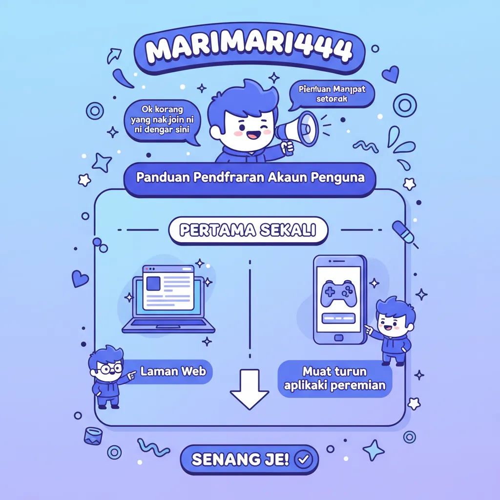 Panduan Pendaftaran Akaun marimari444