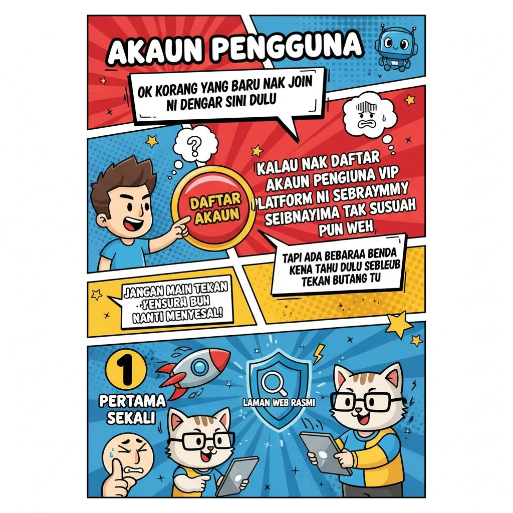Daftar Akaun Jomcuci918 VIP & Bonus Selamat Datang