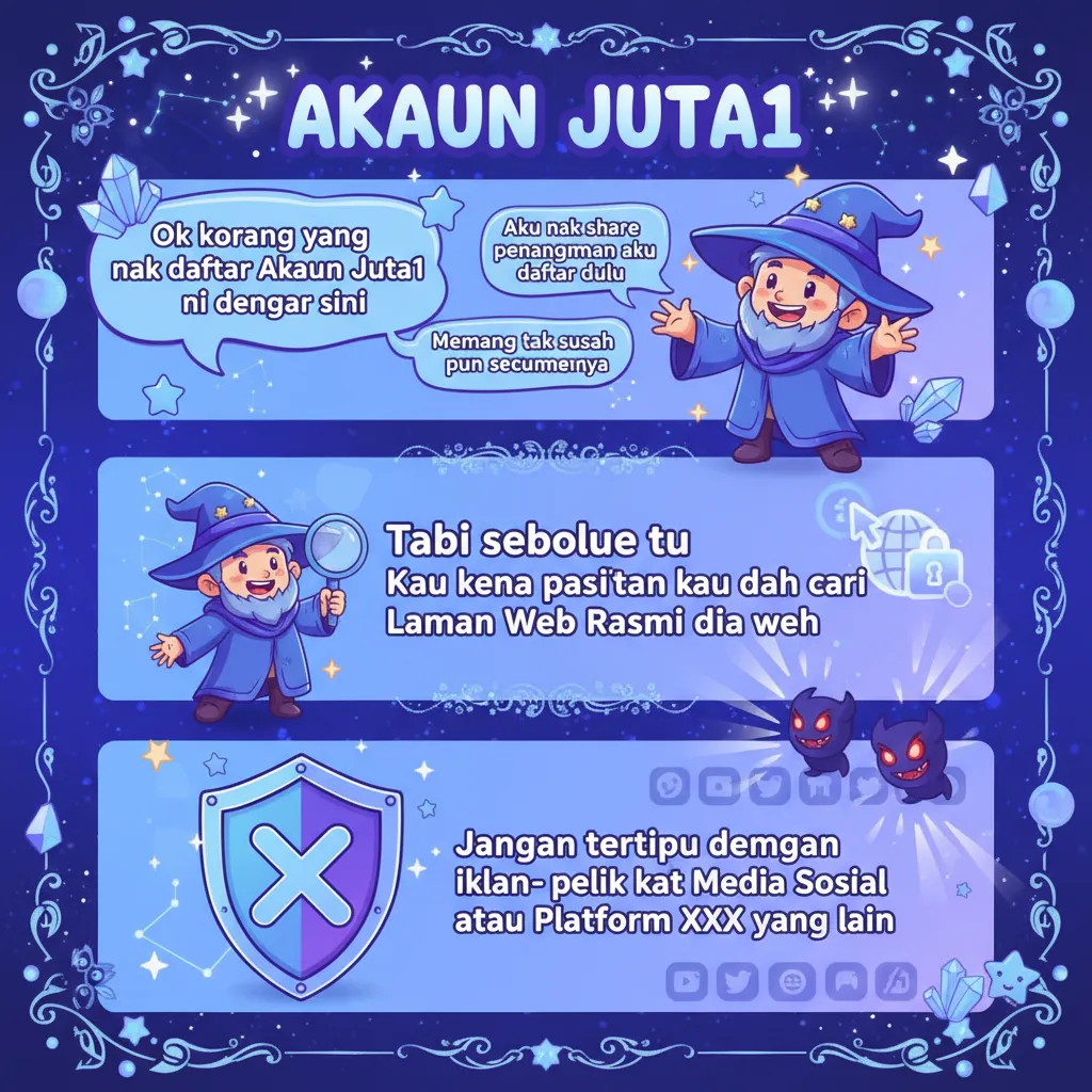 Panduan Pendaftaran Akaun Juta1