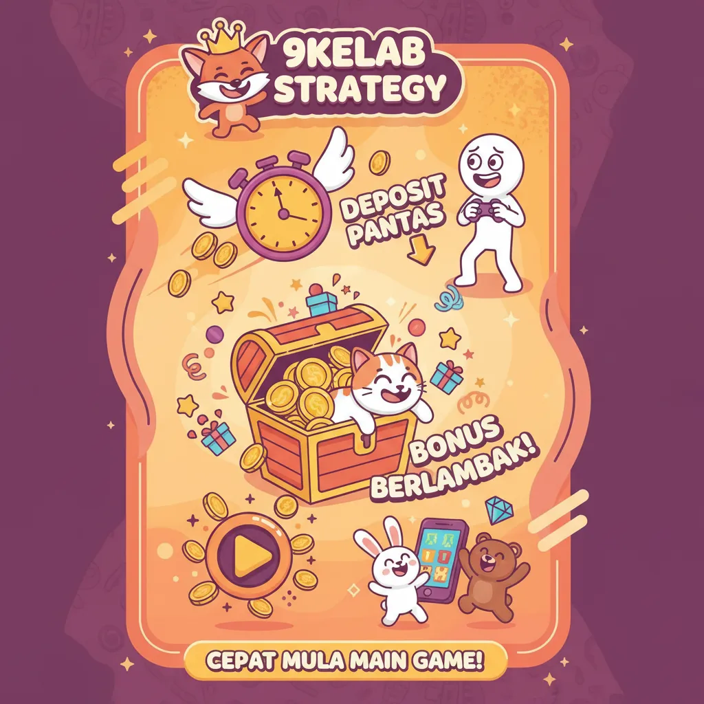 Strategi 9kelab: Transaksi Deposit Pantas & Bonus