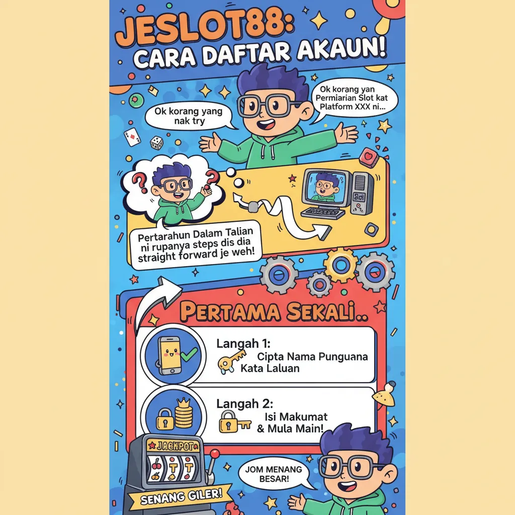 Cara Daftar Akaun Jeslot88 & Permainan Slot