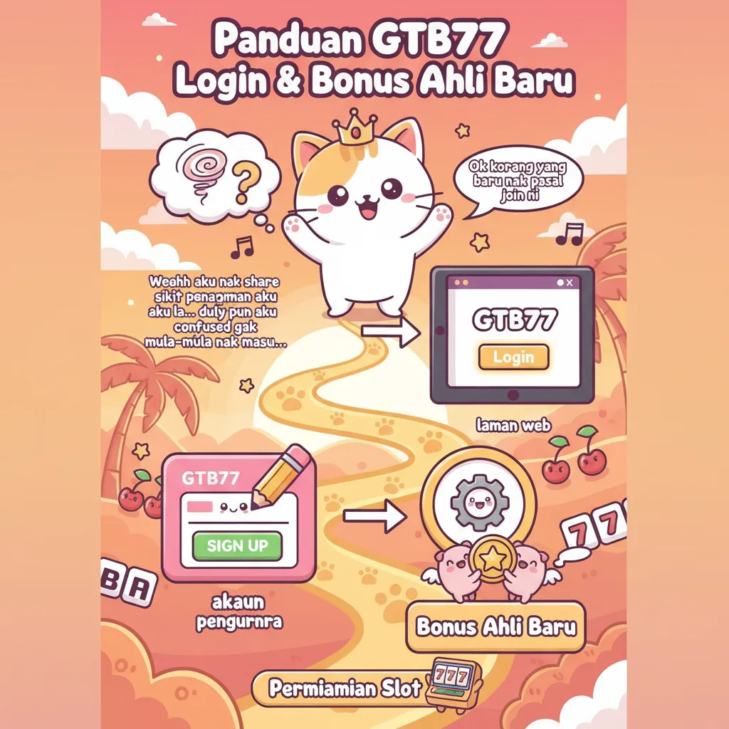 Panduan GTB77 Login & Bonus Ahli Baru
