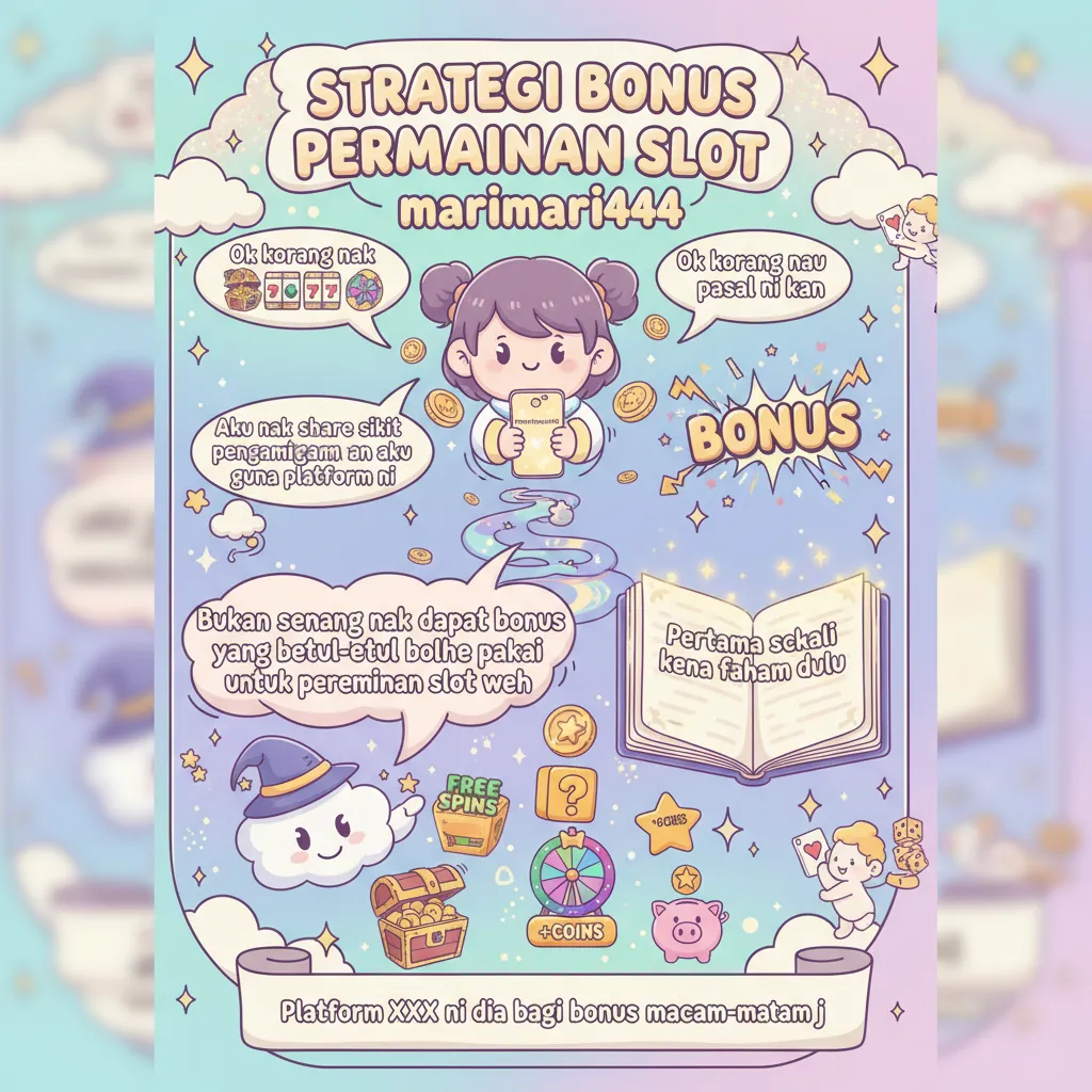 Strategi Bonus Permainan Slot marimari444