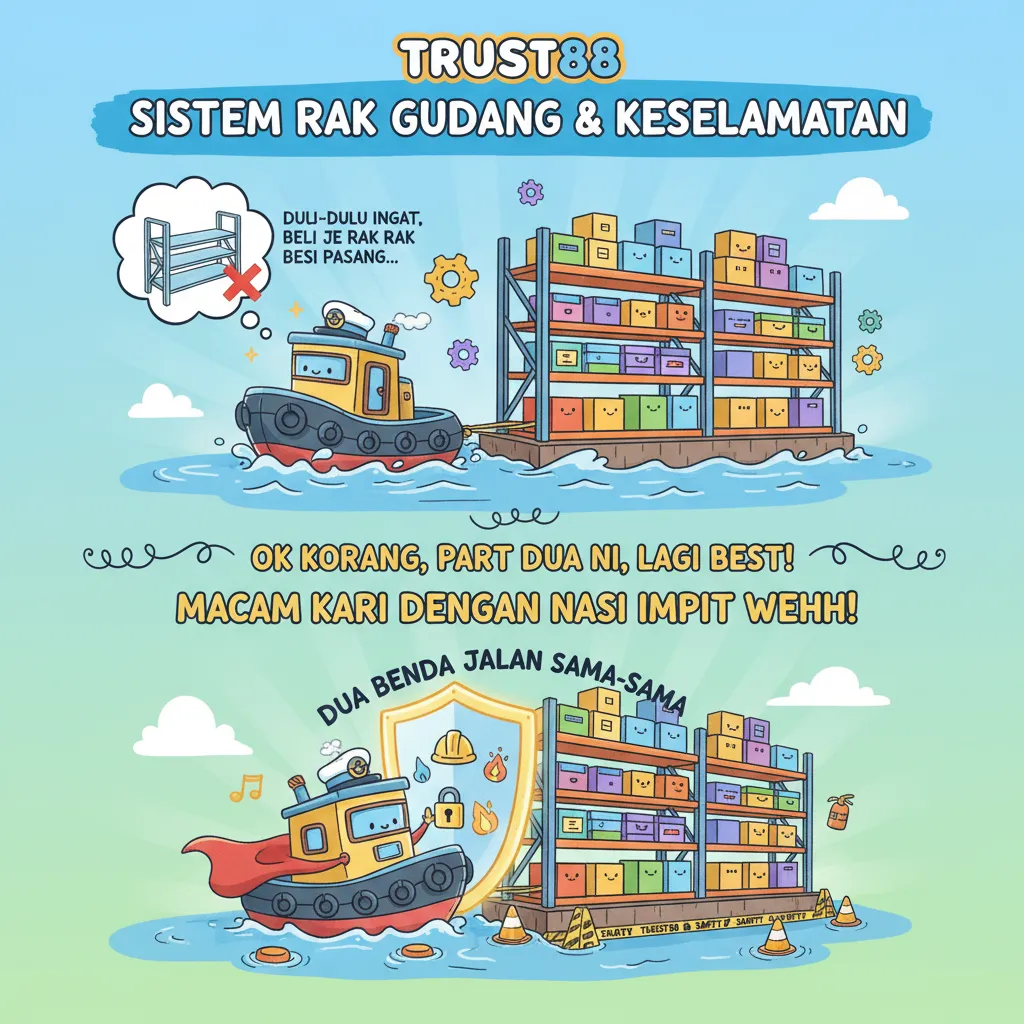 Trust88: Sistem Rak Gudang & Keselamatan