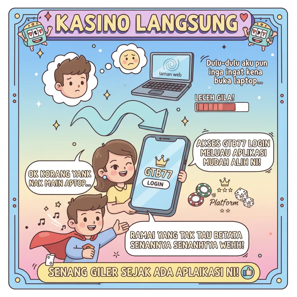 Akses GTB77 Login Melalui Aplikasi Mudah Alih