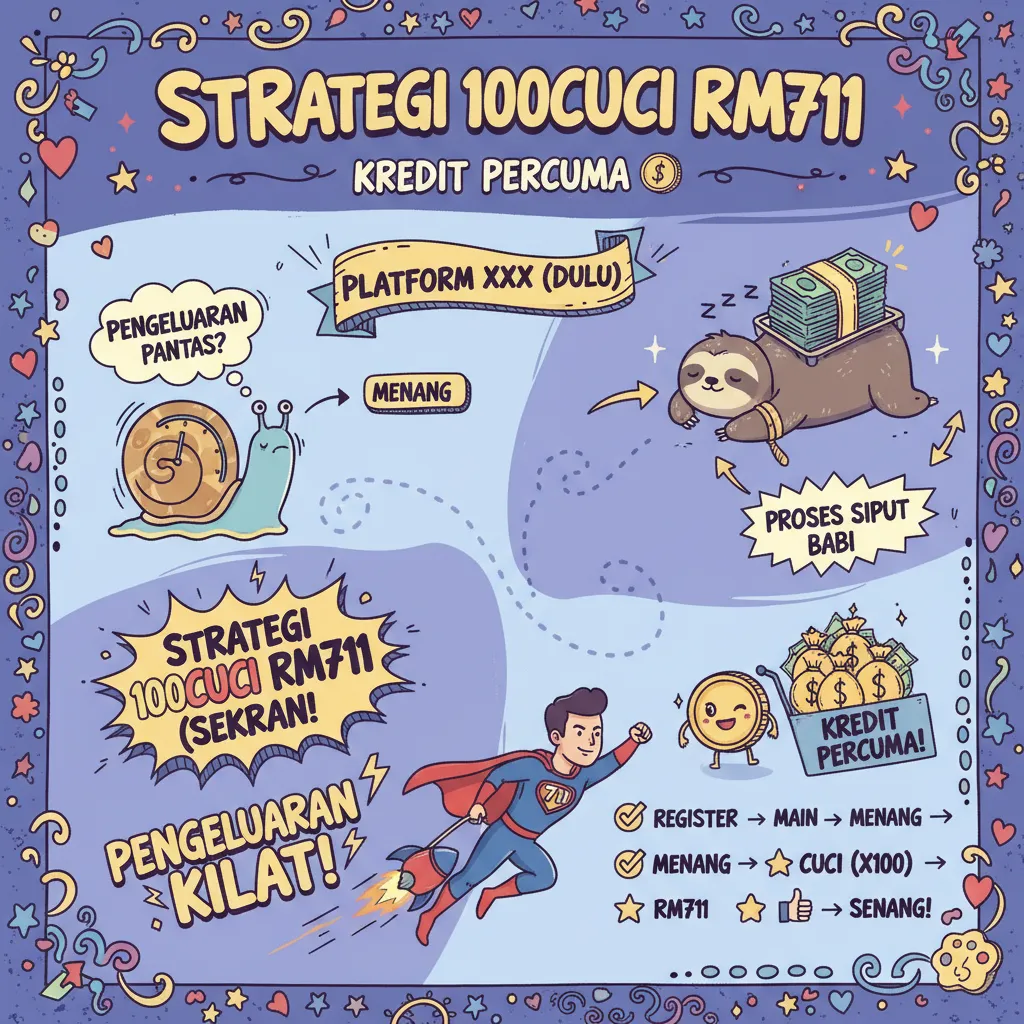 Strategi 100cuci rm711: Pengeluaran Pantas Kasino