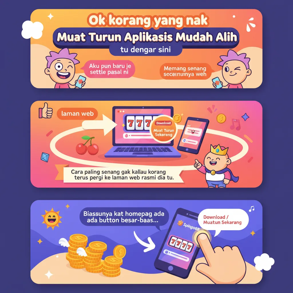 Muat Turun Aplikasi Mudah Alih Spingo88 & Slot